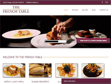 Tablet Screenshot of frenchtable.ie